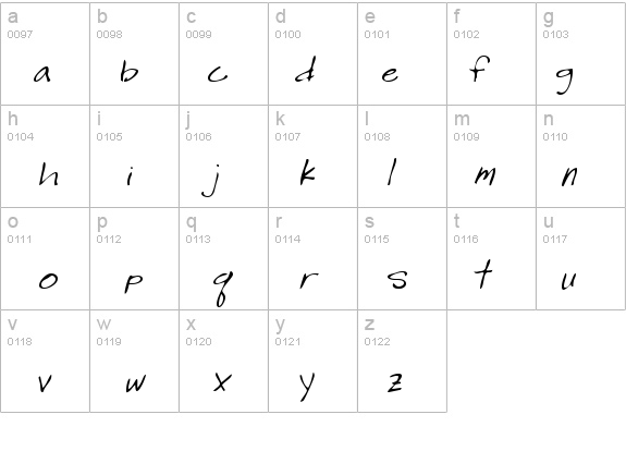LeroysHand Regular details - Free Fonts at FontZone.net