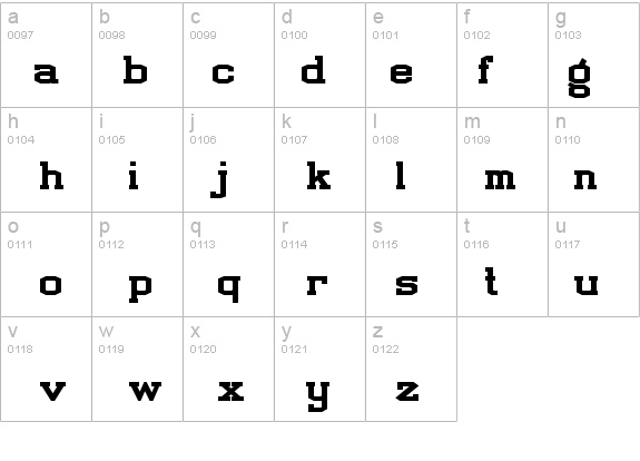 LHF Full Block details - Free Fonts at FontZone.net