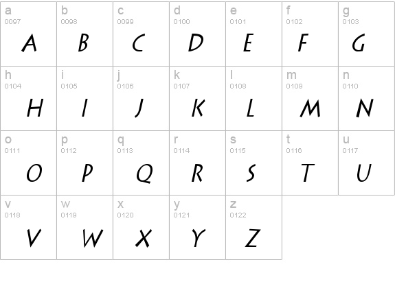 Liste-Condensed Italic details - Free Fonts at FontZone.net