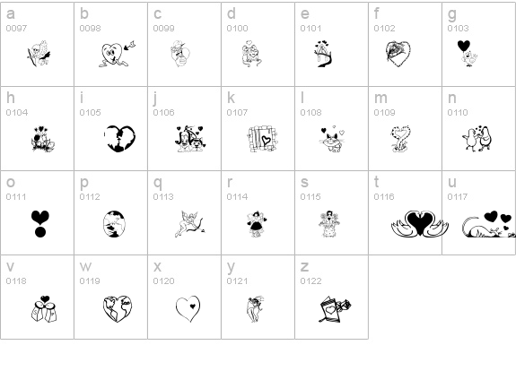 LovePoision details - Free Fonts at FontZone.net