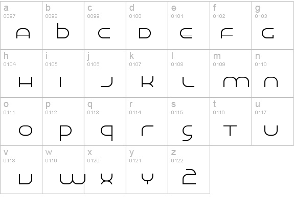 Made in Space details - Free Fonts at FontZone.net
