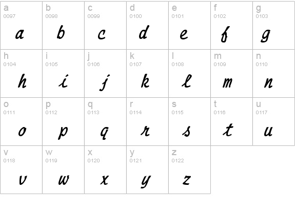 Manuscript Condensed BoldItalic details - Free Fonts at FontZone.net