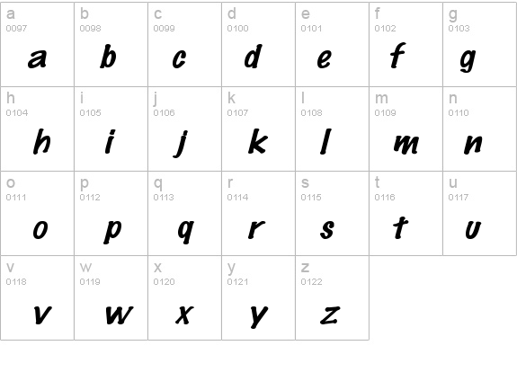 Marker-Extended Italic details - Free Fonts at FontZone.net