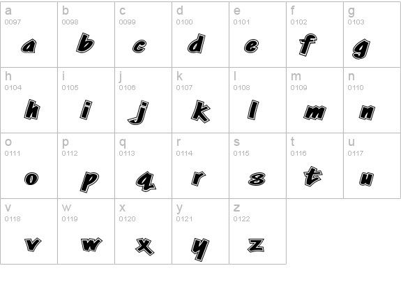 MarkfontÂ© Wide Inline details - Free Fonts at FontZone.net