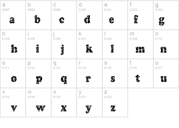 Marshmallow-Cracked-Condensed Normal details - Free Fonts at FontZone.net