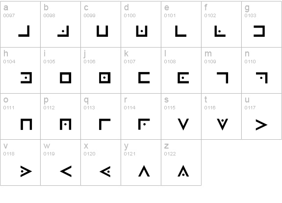 Masonic Cipher & Symbols  details - Free Fonts at FontZone.net