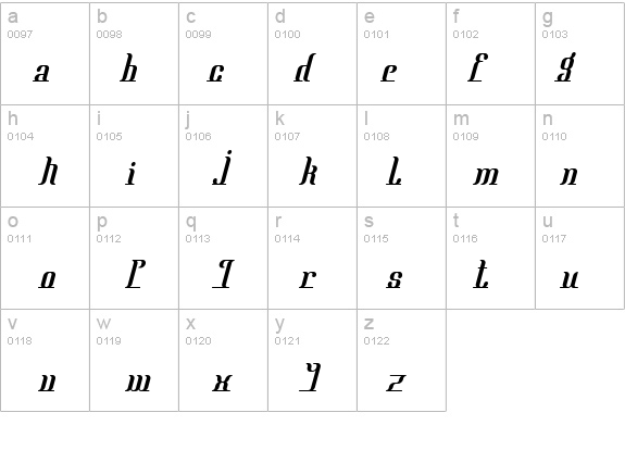 Mata Hari Parisienne Italic details - Free Fonts at FontZone.net