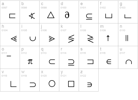 MathematicalPiOneBQ details - Free Fonts at FontZone.net