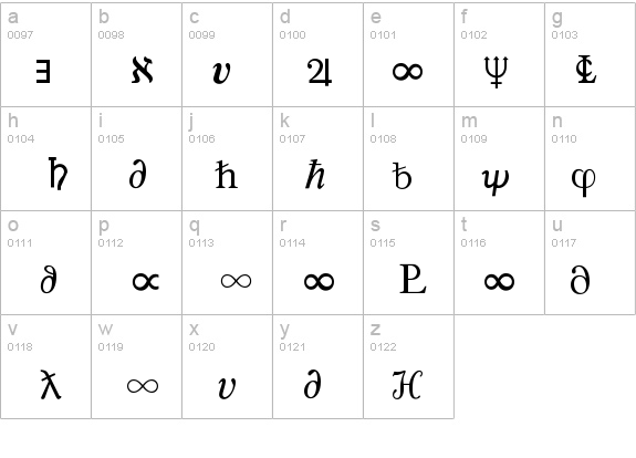 MathTechnicalP09 details - Free Fonts at FontZone.net