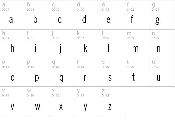 Matterhorn-Condensed Normal details - Free Fonts at FontZone.net