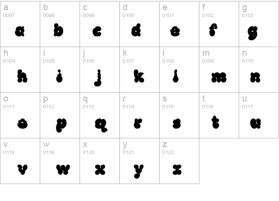 McKloud Black details - Free Fonts at FontZone.net