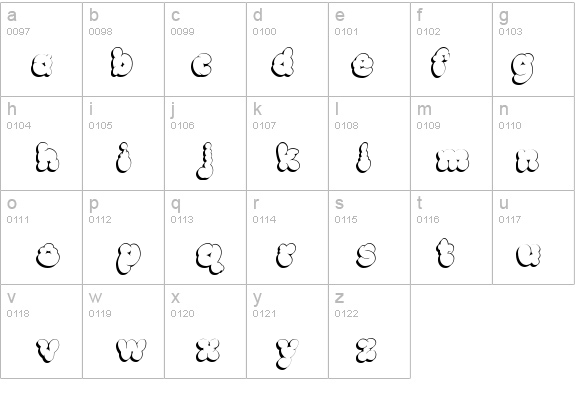 McKloud Shadow details - Free Fonts at FontZone.net