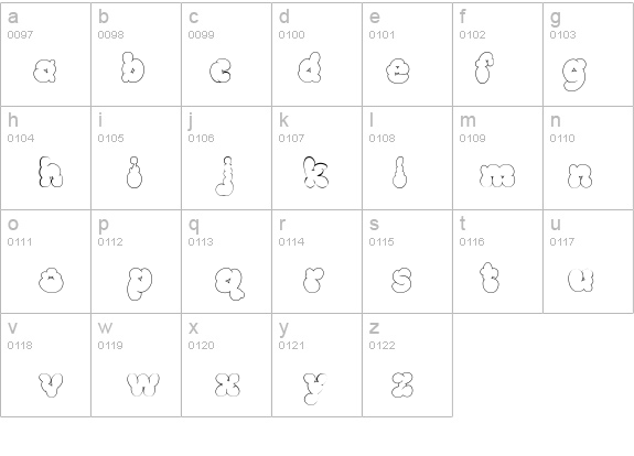 McKloud White details - Free Fonts at FontZone.net