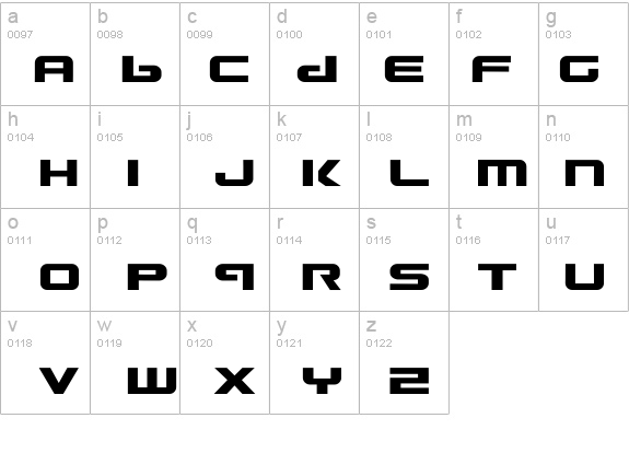 MCO NormalGunship details - Free Fonts at FontZone.net