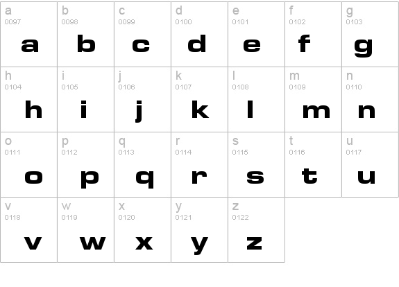 MicrogrammaDBolExt details - Free Fonts at FontZone.net