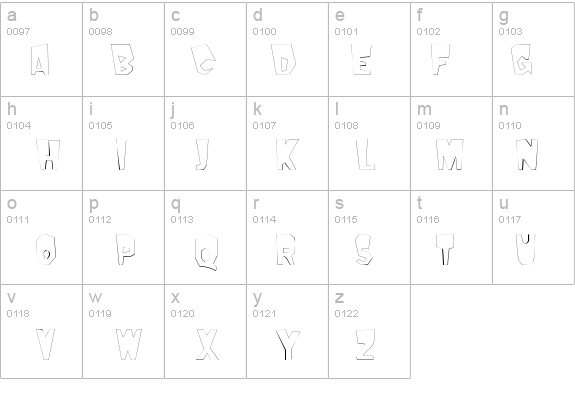 MondoOutline details - Free Fonts at FontZone.net