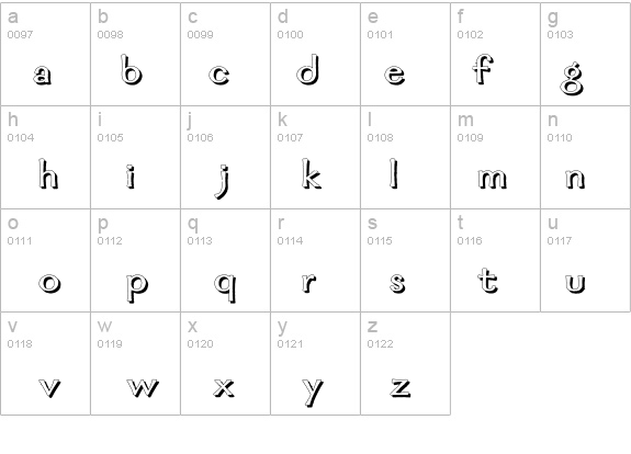 MordredShadow-Bold details - Free Fonts at FontZone.net