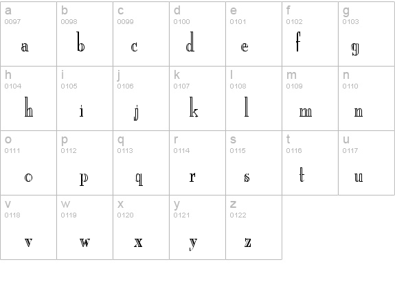 New England-Engraved-Condensed Normal details - Free Fonts at FontZone.net