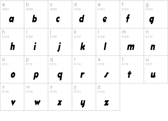 OleCondensed Italic details - Free Fonts at FontZone.net