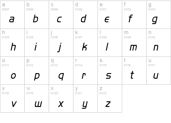 Orbit-Condensed Italic details - Free Fonts at FontZone.net