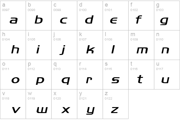 Orbit-Extended Bold Italic details - Free Fonts at FontZone.net