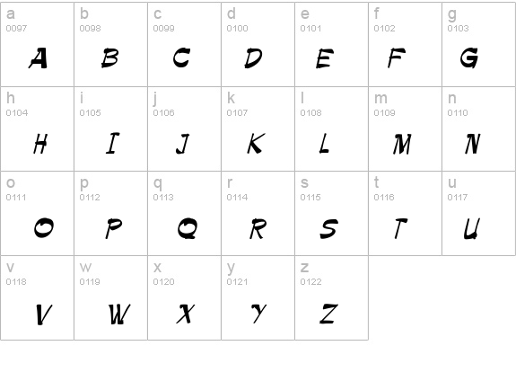 PaintbrushICG details - Free Fonts at FontZone.net