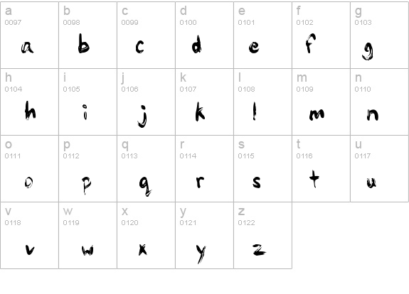 PaintyPaint 1 details - Free Fonts at FontZone.net