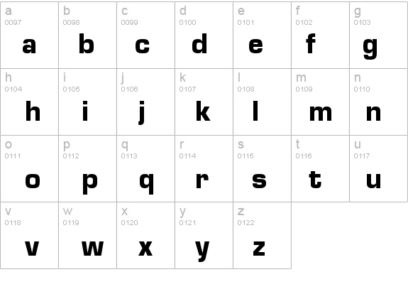 Palindrome Black SSi Bold details - Free Fonts at FontZone.net