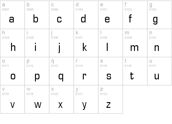 Palindrome Condensed SSi Condensed details - Free Fonts at FontZone.net