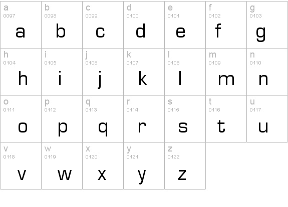 Palindrome SSi details - Free Fonts at FontZone.net