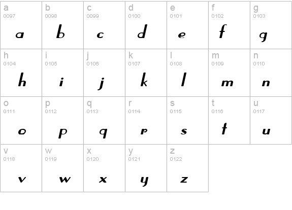 Paris Wide Bold Italic details - Free Fonts at FontZone.net