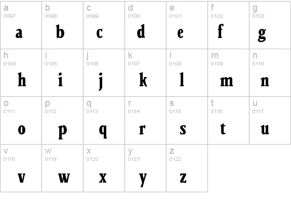 Parkinson-CondensedBold details - Free Fonts at FontZone.net