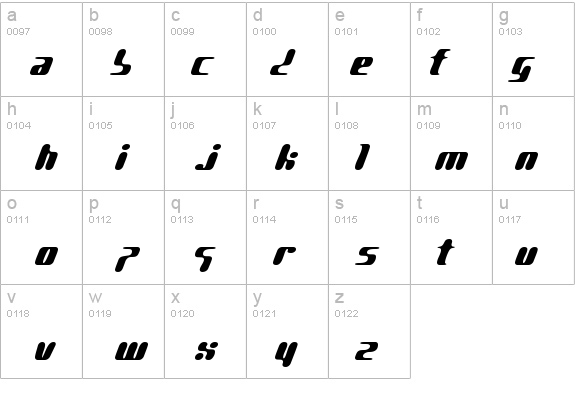 pg GENE details - Free Fonts at FontZone.net