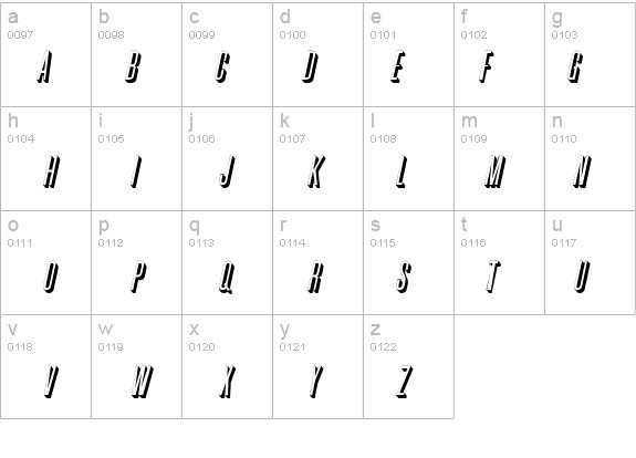 Phoenix Italic details - Free Fonts at FontZone.net