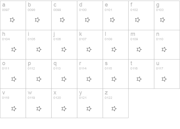 Picto Glyphs details - Free Fonts at FontZone.net