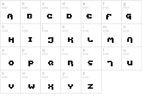 Pixel Technology + details - Free Fonts at FontZone.net