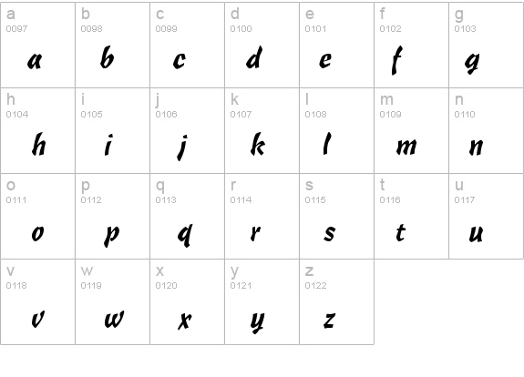QTCascadetype Regular details - Free Fonts at FontZone.net
