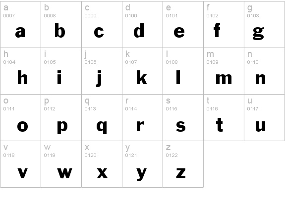 QTFrankHeavy Regular details - Free Fonts at FontZone.net