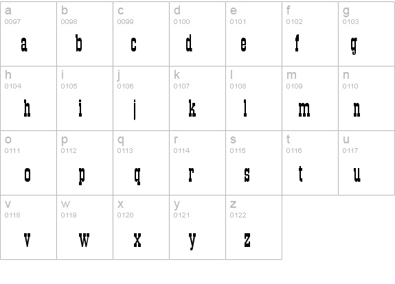 QTOKCorral-Cnd Regular details - Free Fonts at FontZone.net