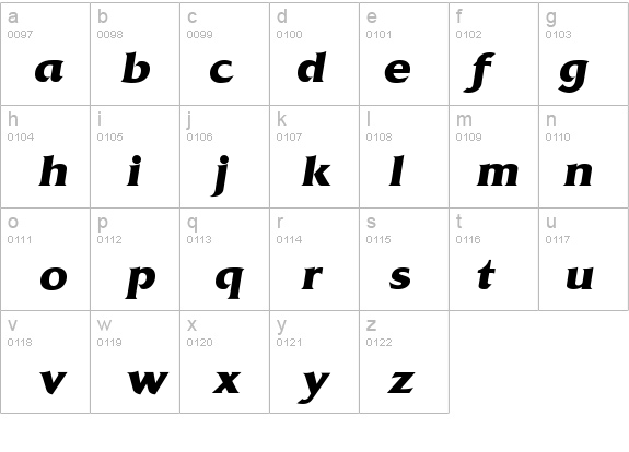 Quadrat-BoldIta details - Free Fonts at FontZone.net