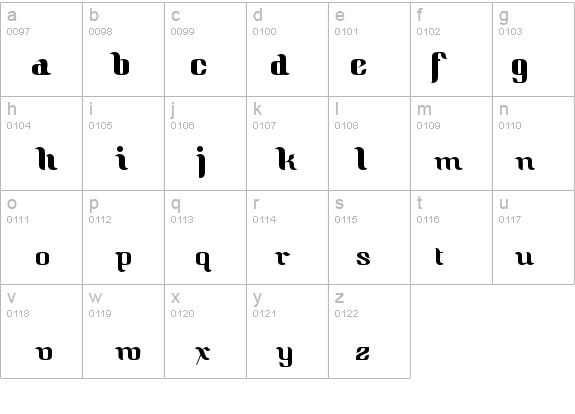 Quidic Roman details - Free Fonts at FontZone.net