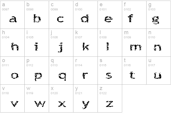 Quinquefoliolate details - Free Fonts at FontZone.net