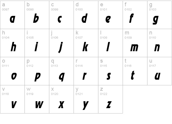 Review-Condensed Italic details - Free Fonts at FontZone.net