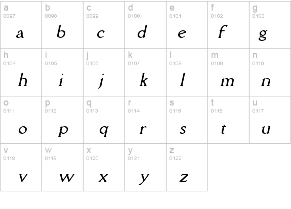 Rory Italic details - Free Fonts at FontZone.net