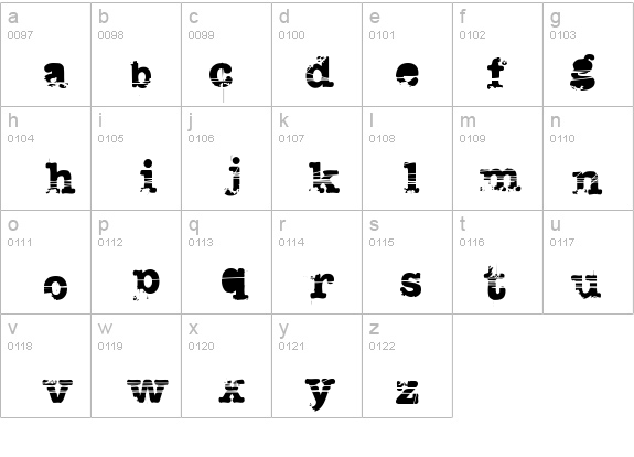 Sacrafical details - Free Fonts at FontZone.net