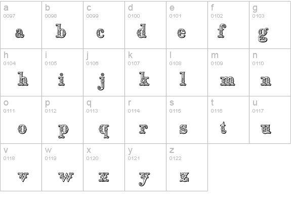 Saddlery details - Free Fonts at FontZone.net