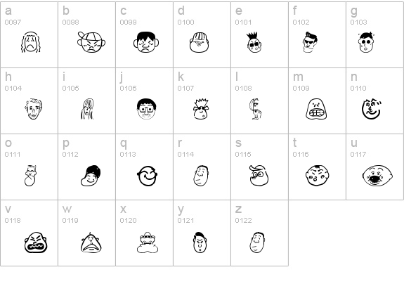 SakabePeople01 details - Free Fonts at FontZone.net