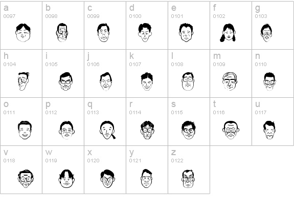 SakabePeople03 details - Free Fonts at FontZone.net
