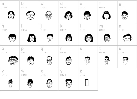 SakabePeople05 details - Free Fonts at FontZone.net
