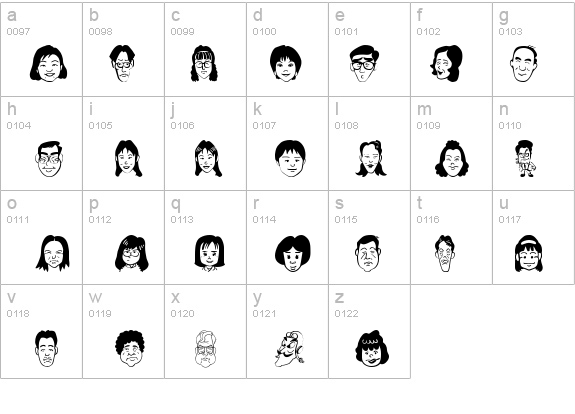 SakabePeople07 details - Free Fonts at FontZone.net